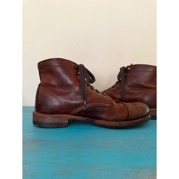 Wolverine 1000 Mile Brown Leather Lace-Up Boots Mens Size 9 - Picture 8 of 12